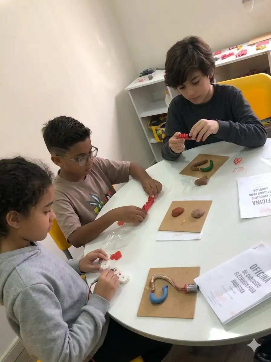 Criança concentrada